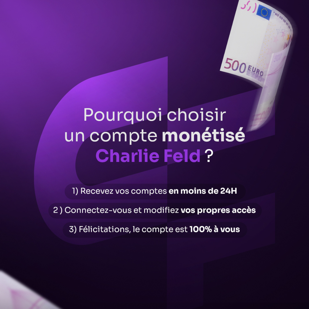 Compte Tiktok Monetisé