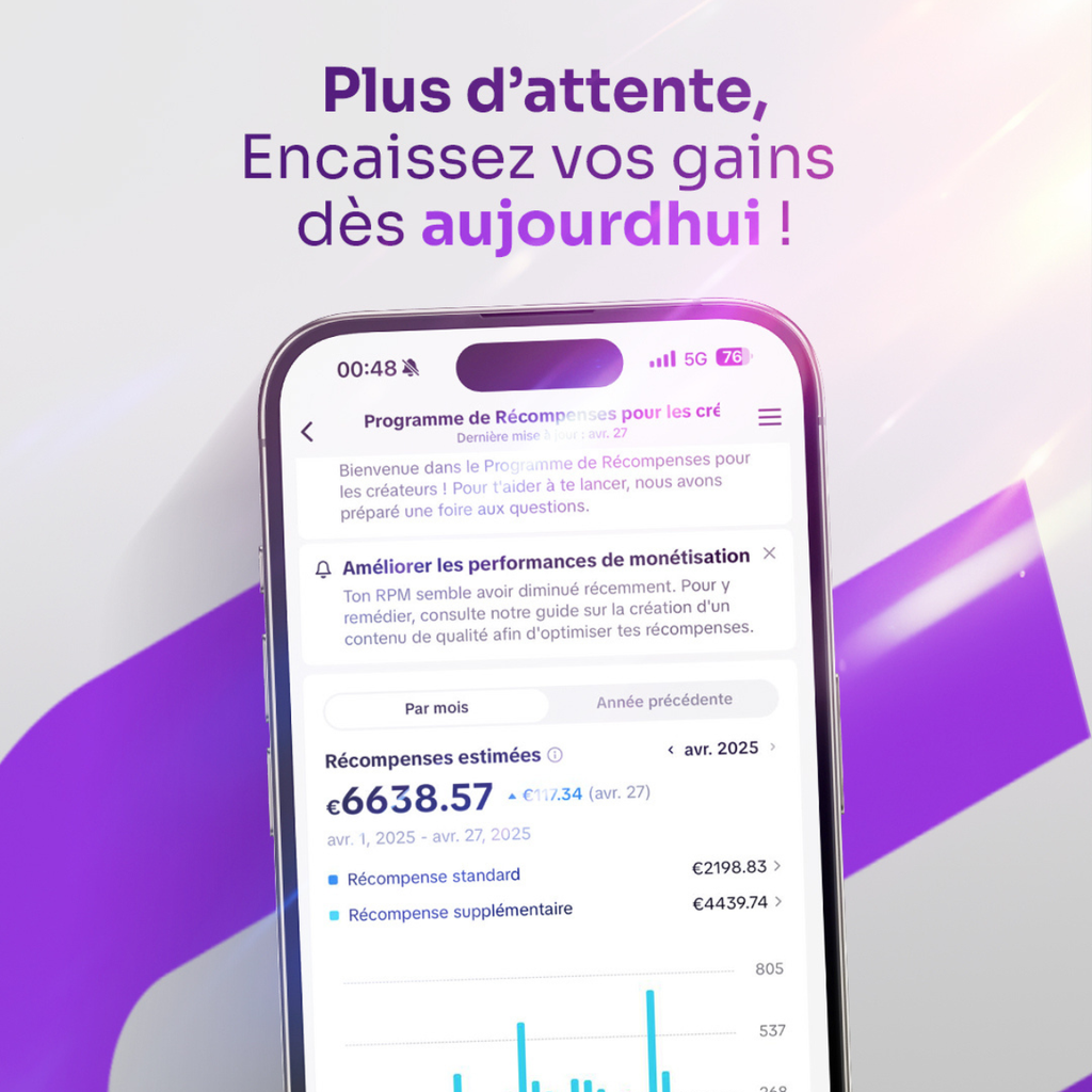 Compte Tiktok Monetisé